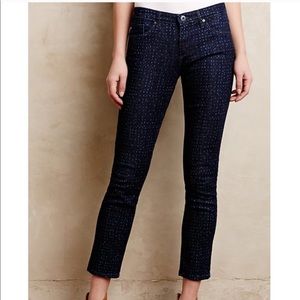 AG Dotted Stevie Ankle Straight Jean